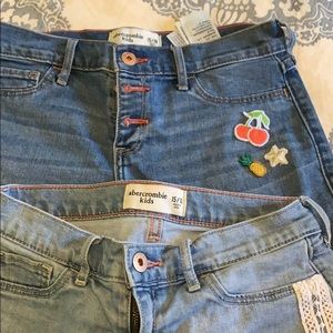 Girls Jean Shorts (2 Pair)